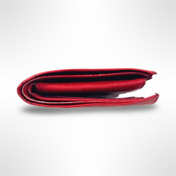Authentic Louis Vuitton Epi Portefeuille Marco Bifold Wallet - Red - Picture 4 of 13